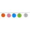 Outlet 💯 Northlight 10-Count Colorful ☀️ Summer Paper Lantern Lights Clear Bulbs 🎉 -Outlet Northlight Store Belk 774