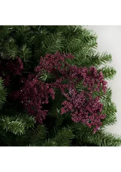 Cheap 🤩 Northlight 35" Burgundy Beaded Artificial 🔔 Christmas Spray 🔔 -Outlet Northlight Store Belk 788