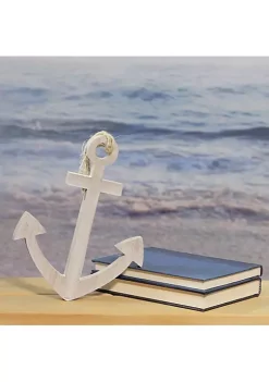 Best Sale 👍 Northlight 9.75” White Cape Cod Inspired Wall Hanging Nautical Anchor 😀 -Outlet Northlight Store Belk 794