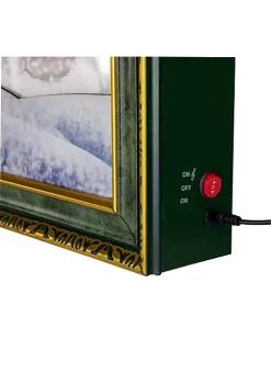 Best deal 🤩 Northlight 31" LED Lighted Musical Snowing Santa Wall Plaque 👏 -Outlet Northlight Store Belk 836