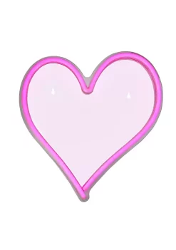 New 👏 Northlight 13.5" Pink Heart LED Neon Style Valentine's Day Wall Sign 🎉