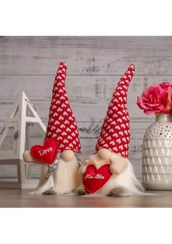 Deals 👍 Northlight 13" Lighted Girl Valentine's Day Gnome with Love Heart 🎁 -Outlet Northlight Store Belk 875