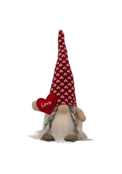 Deals 👍 Northlight 13" Lighted Girl Valentine's Day Gnome with Love Heart 🎁 -Outlet Northlight Store Belk 878