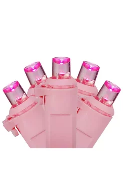 Budget ๐ Northlight 100ct Pink LED Wide Angle Valentine's Day Lights 33ft Pink Wire ๐