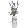 Top 10 😉 Northlight 13" Artificial Lavender Arrangement in Milk Bottle 🌟 -Outlet Northlight Store Belk 95