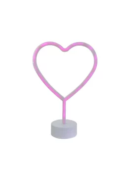 Cheapest 💯 Northlight 11.5" Pink Heart LED Neon Style Valentine's Day Table Sign ✨
