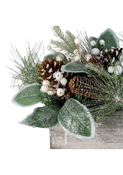 Hot Sale 🧨 Northlight 20" Mixed Pine with Pine Cones and Berries 🎄 Christmas Floral Arrangement 🌟 -Outlet Northlight Store Belk 964
