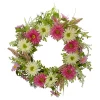 Buy ✨ Northlight Chrysanthemum and Berry Floral Spring Wreath Pink and Yellow 23" 👏 -Outlet Northlight Store Belk 969