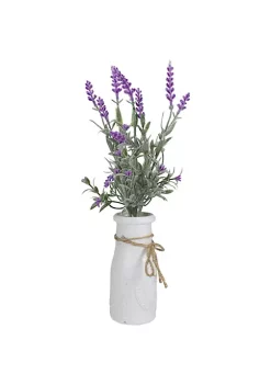 Top 10 😉 Northlight 13" Artificial Lavender Arrangement in Milk Bottle 🌟 -Outlet Northlight Store Belk 97