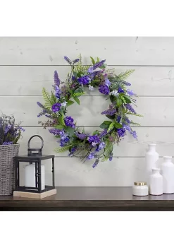 Promo 🥰 Northlight Lavender and Spring Foliage Artificial Wreath Purple - 20-Inch 🥰 -Outlet Northlight Store Belk 980
