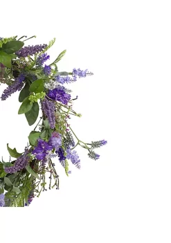 Promo 🥰 Northlight Lavender and Spring Foliage Artificial Wreath Purple - 20-Inch 🥰 -Outlet Northlight Store Belk 981